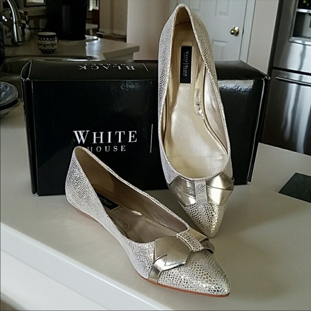 Snake skin glam shoes